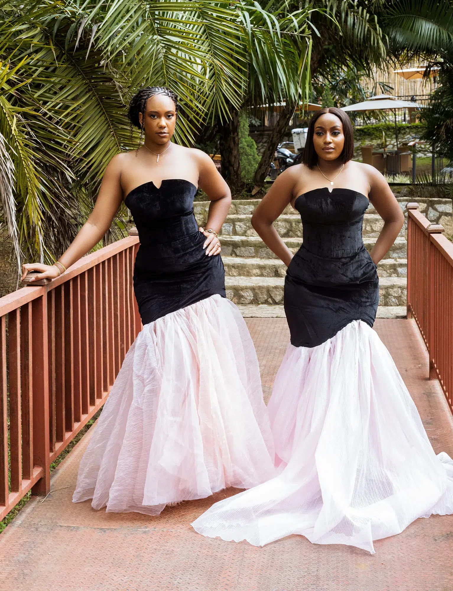 Daisy Velvet Dress - Organza Long Corset Dress | Akwa Iyanga Abuja Fashion Store Diasy Velvet Set